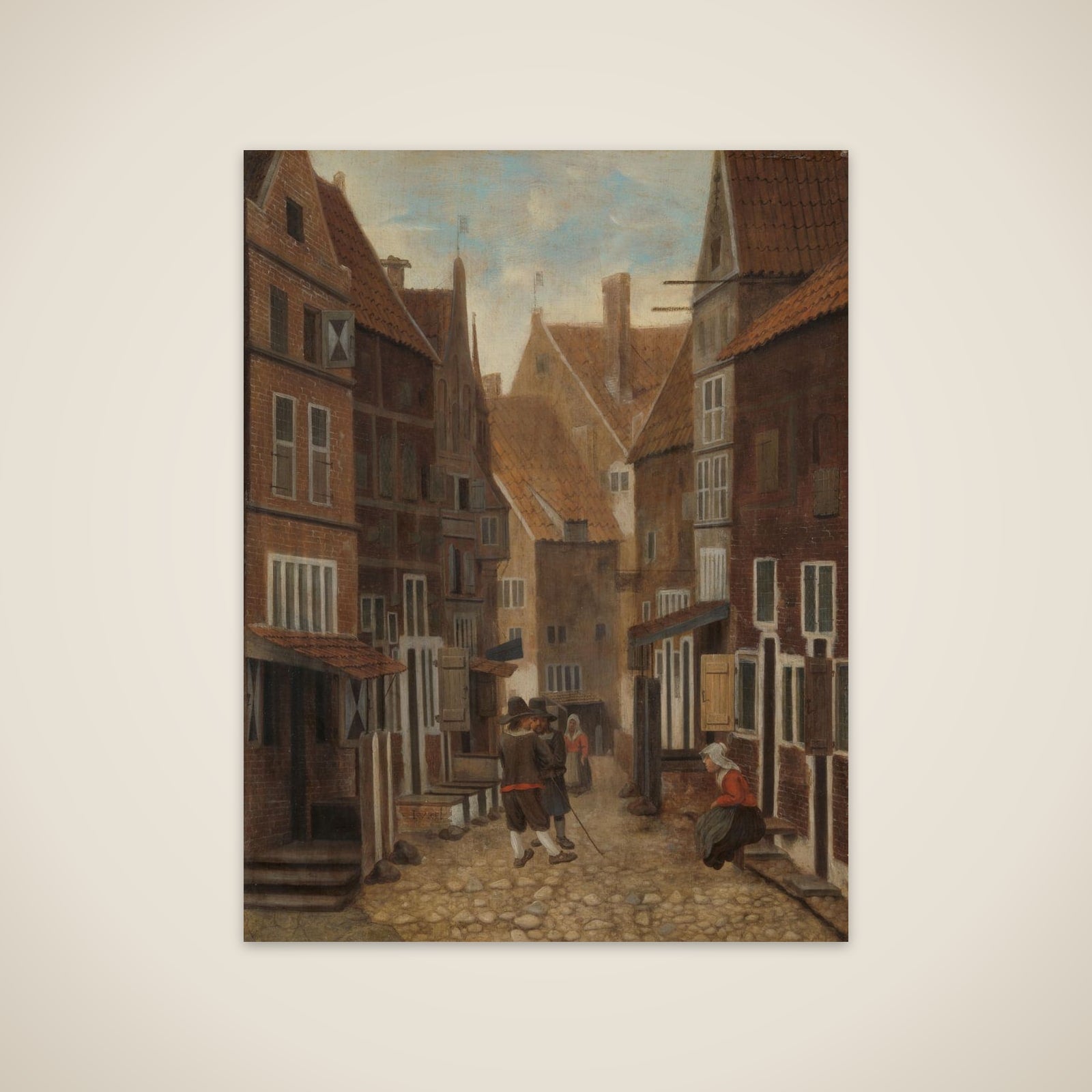 View of a Town unframed print
