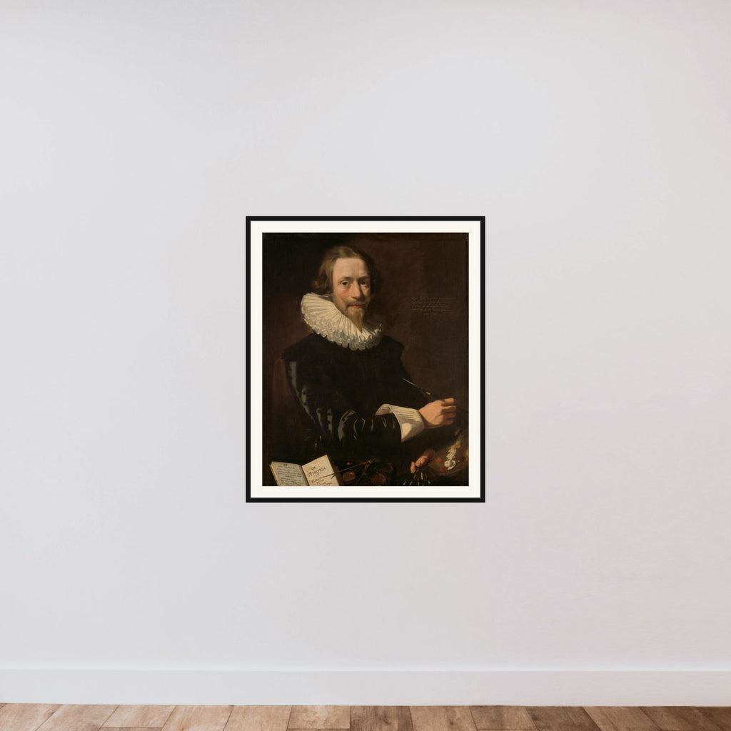 Self-Portrait framed — shown to scale