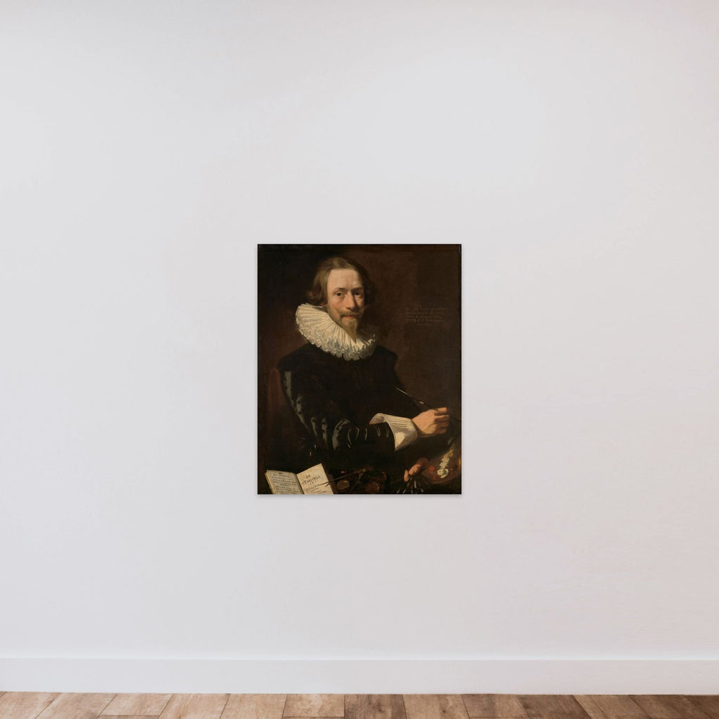 Self-Portrait unframed — shown to scale