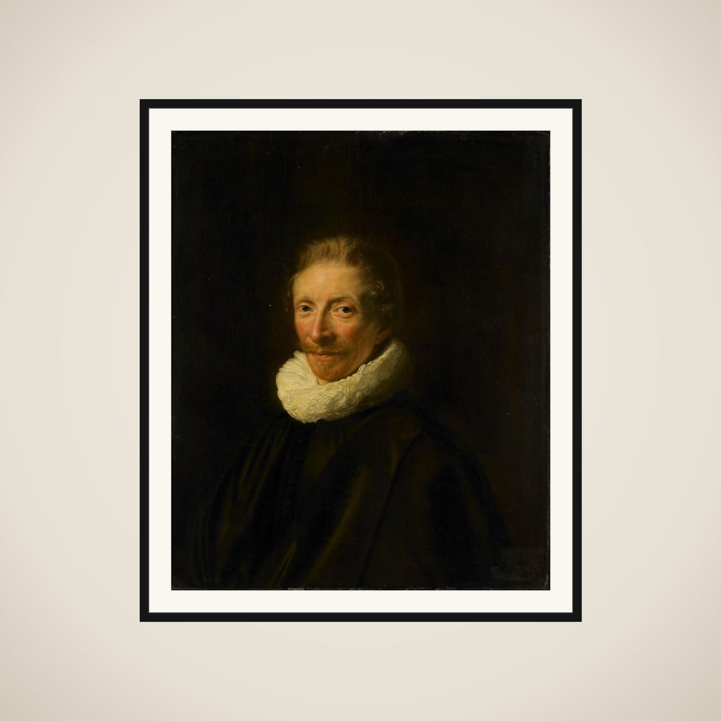 Portrait of David de Moor (1598-1643) framed
