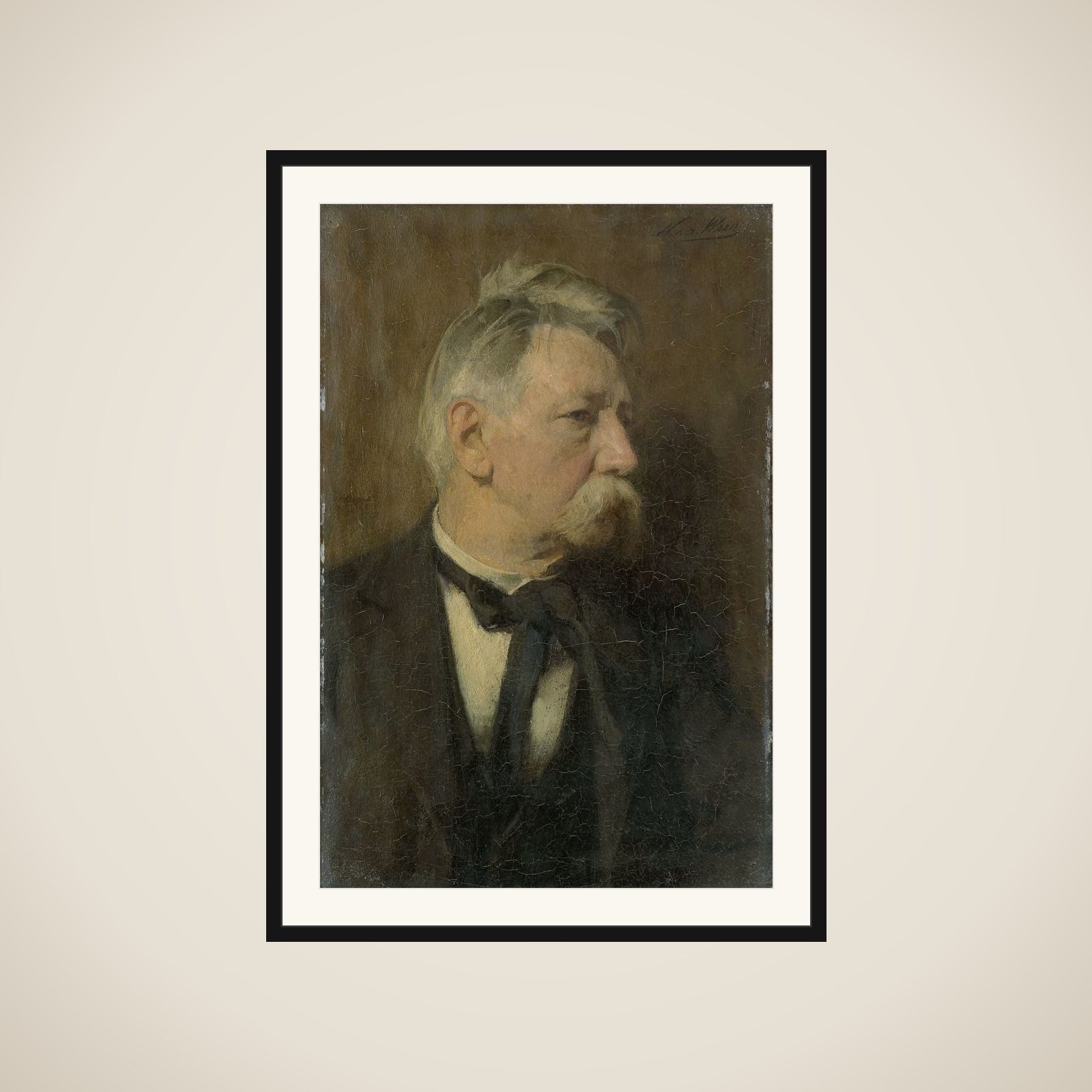 Willem Steelink II (1856-1928). Graficus framed