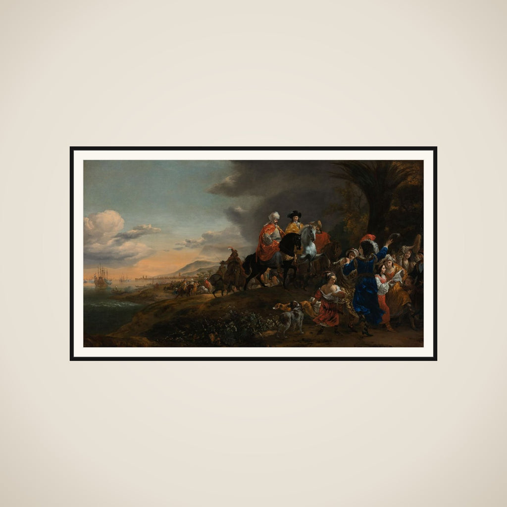The Dutch Ambassador on his Way to Isfahan framed