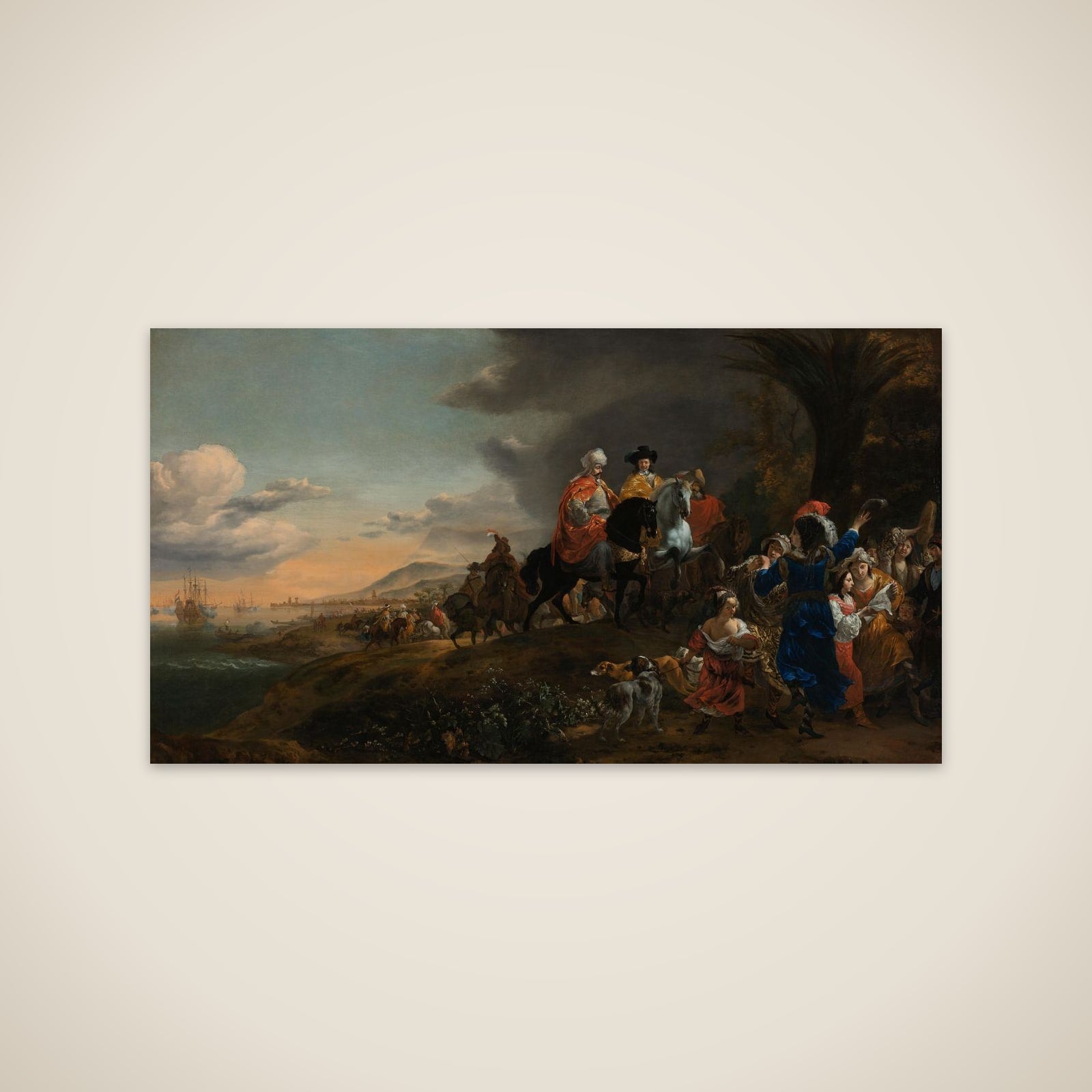 The Dutch Ambassador on his Way to Isfahan unframed print