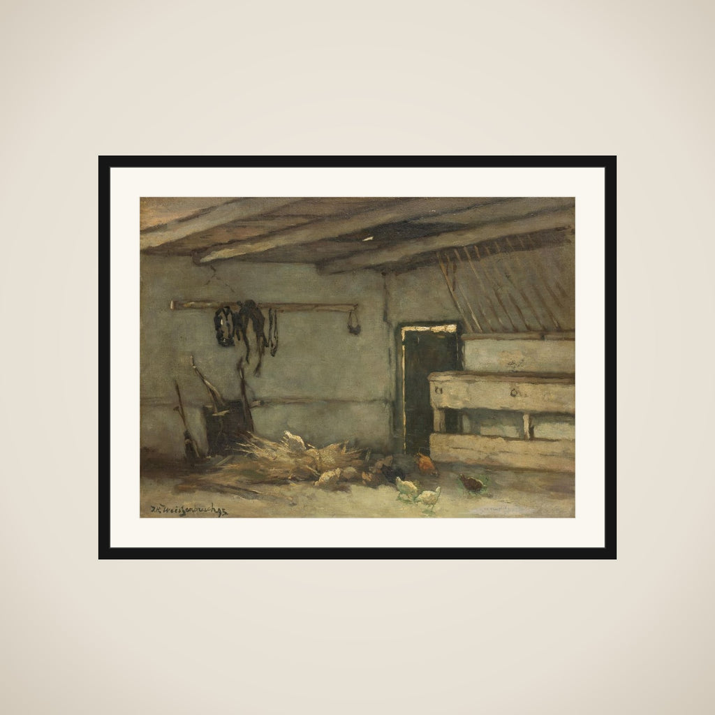 Interior of a Stable framed