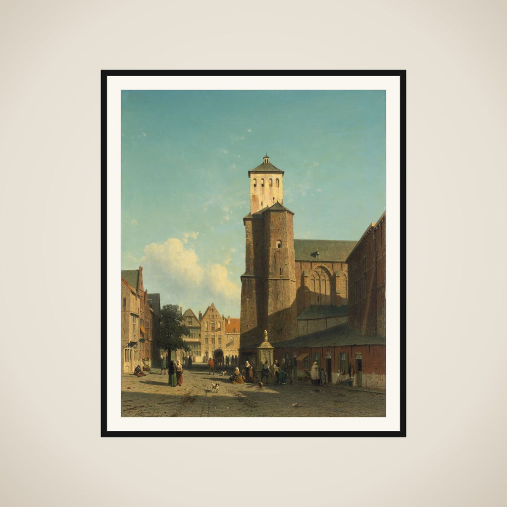 St Denis Church in Liège framed
