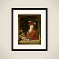 A young Painter framed