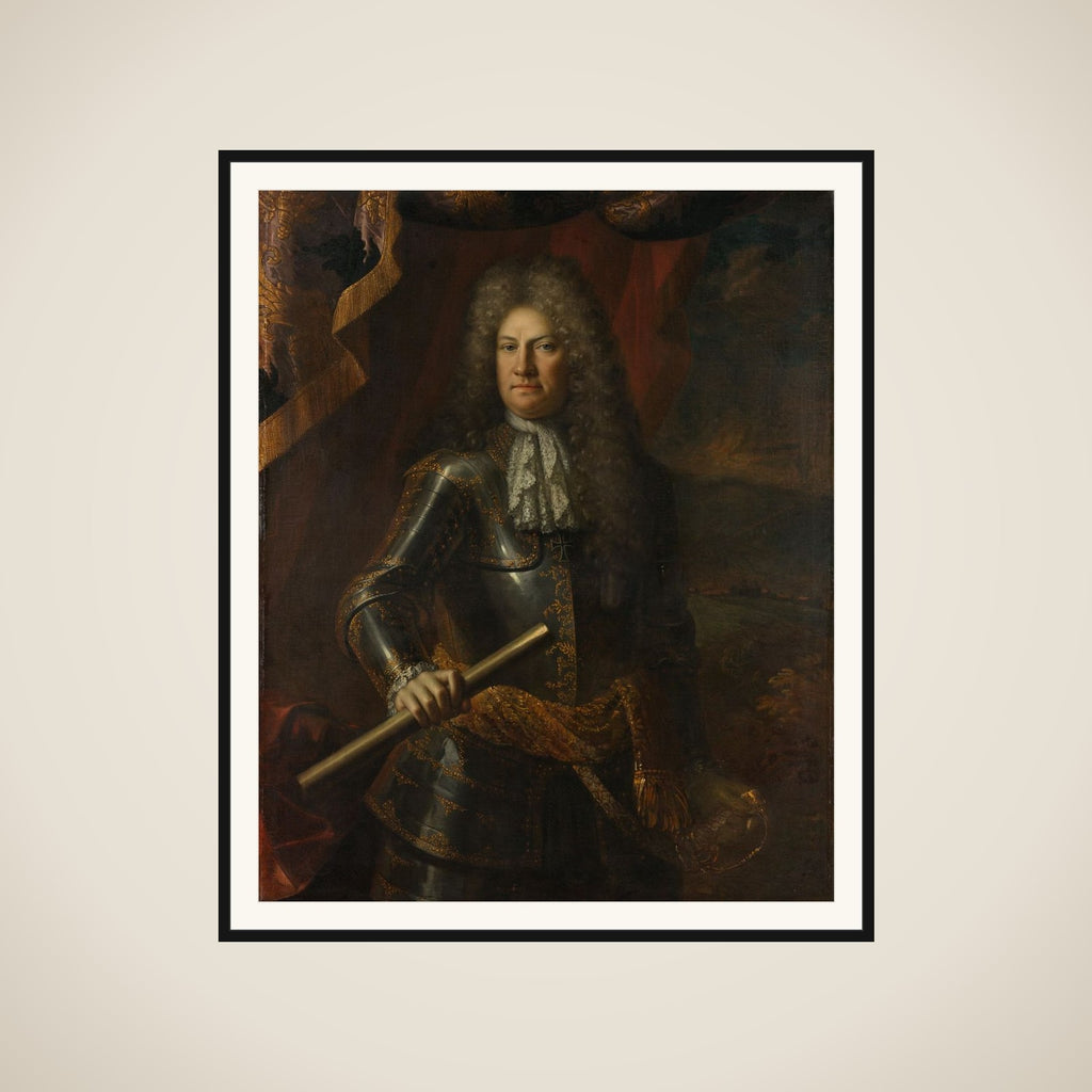 Portrait of Lieutenant-General Godard van Reede, Lord of Amerongen framed