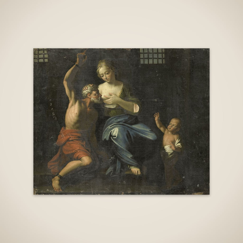 Cimon and Pero (Roman Charity) unframed print