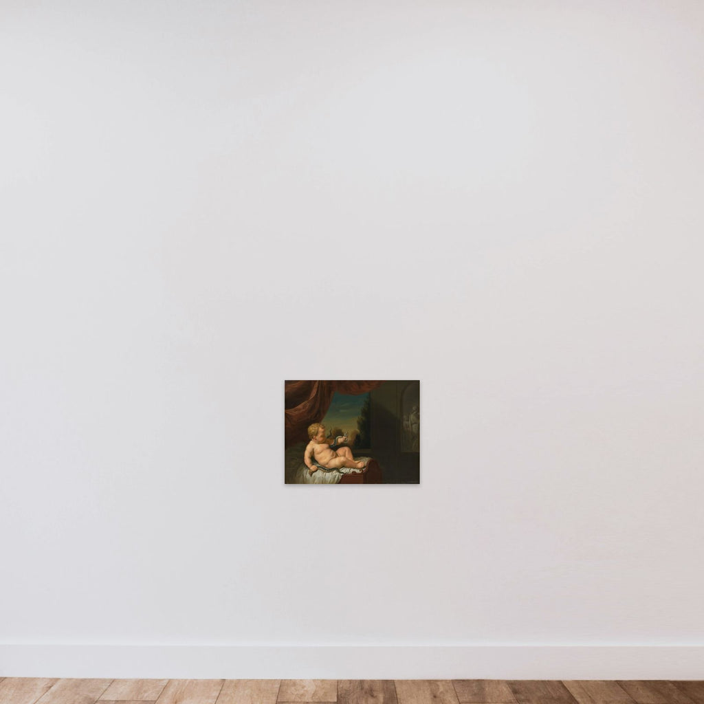 The Infant Hercules with a Serpent unframed — shown to scale