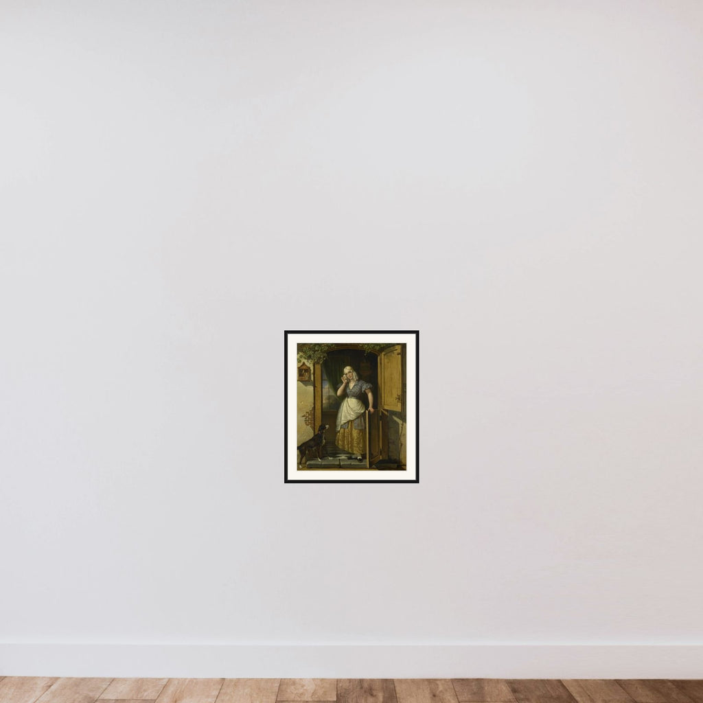 Love Note framed — shown to scale