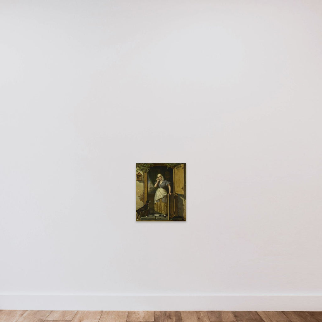Love Note unframed — shown to scale