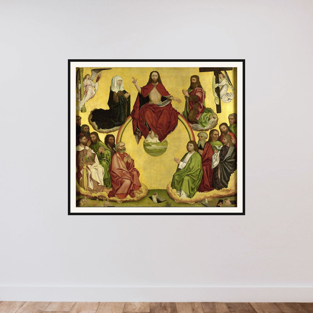 Last Judgment framed — shown to scale