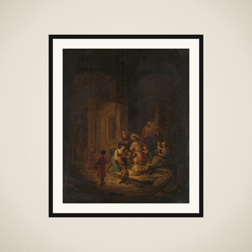 Christ Blessing the little Children framed