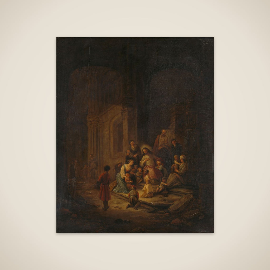 Christ Blessing the little Children unframed print
