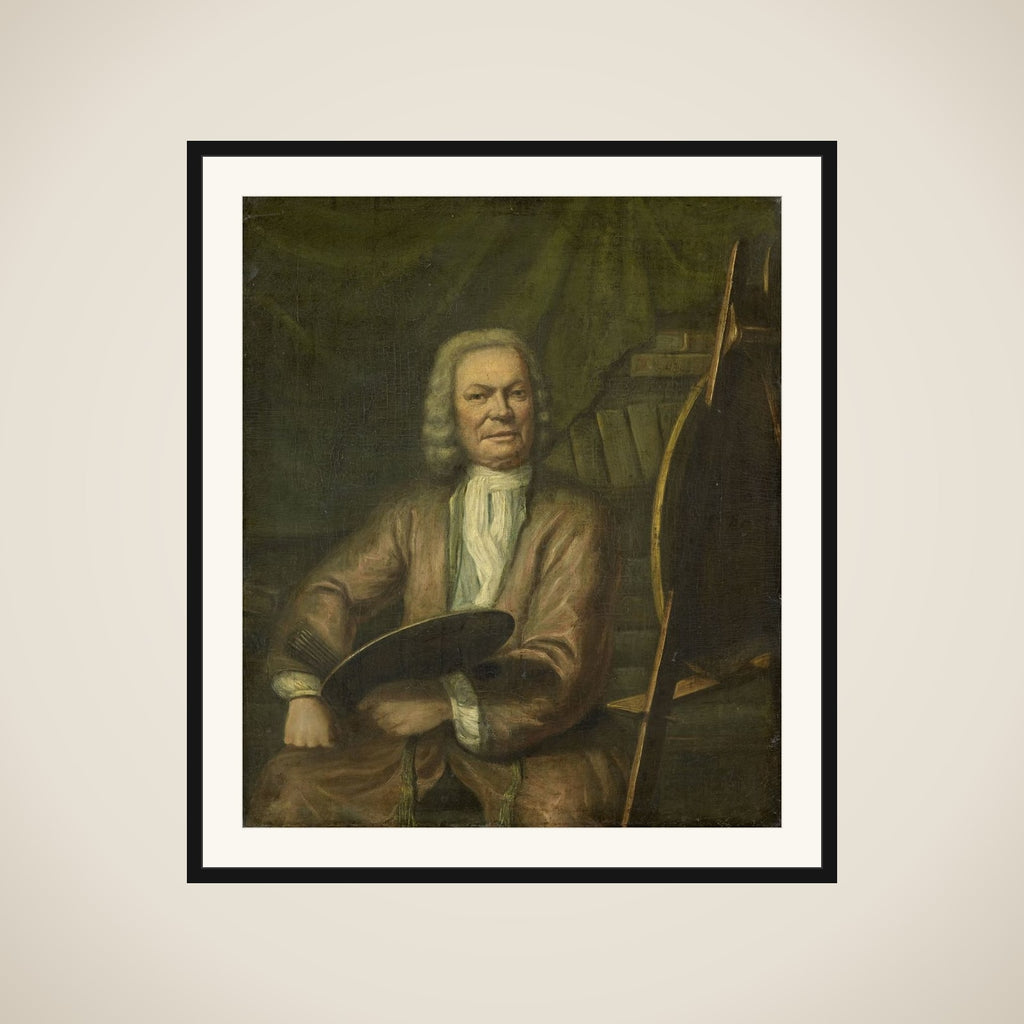 Portrait of Jan Maurits Quinkhard, Painter framed