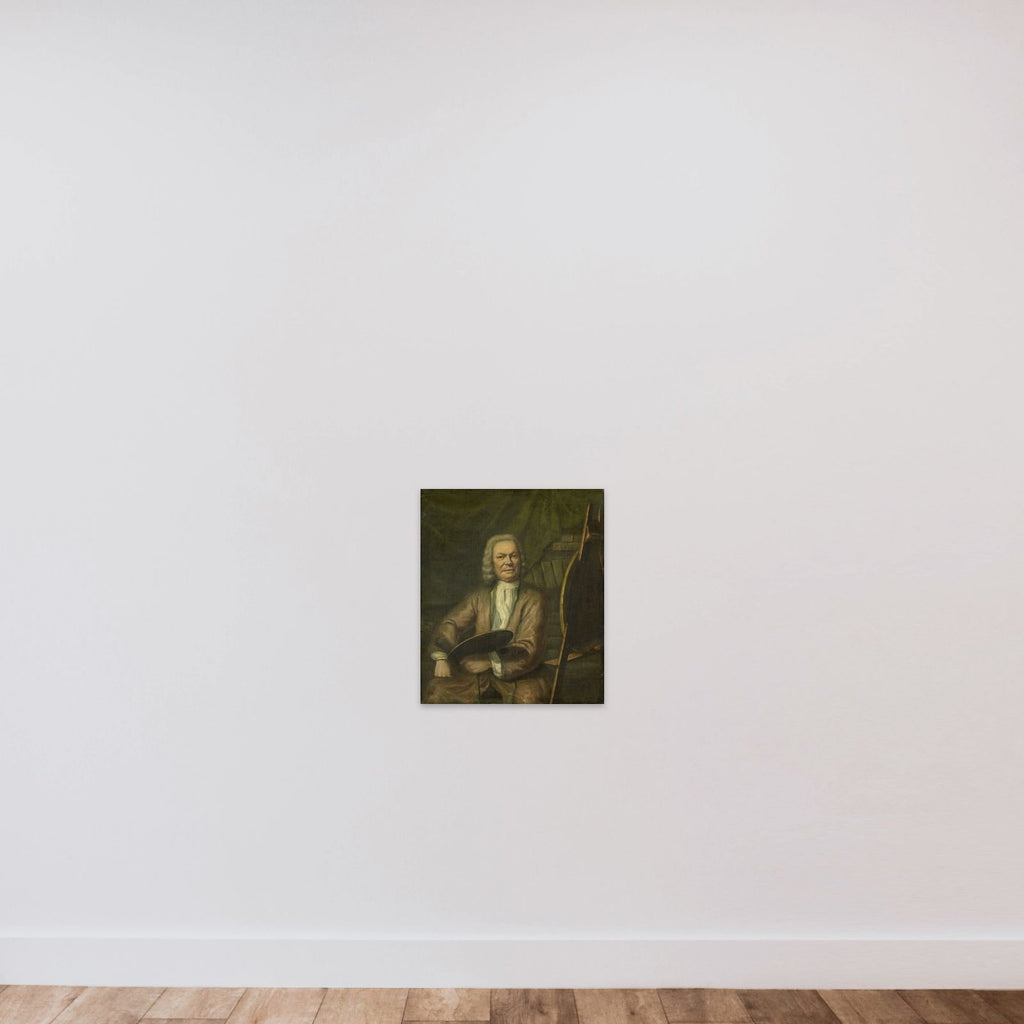 Portrait of Jan Maurits Quinkhard, Painter unframed — shown to scale