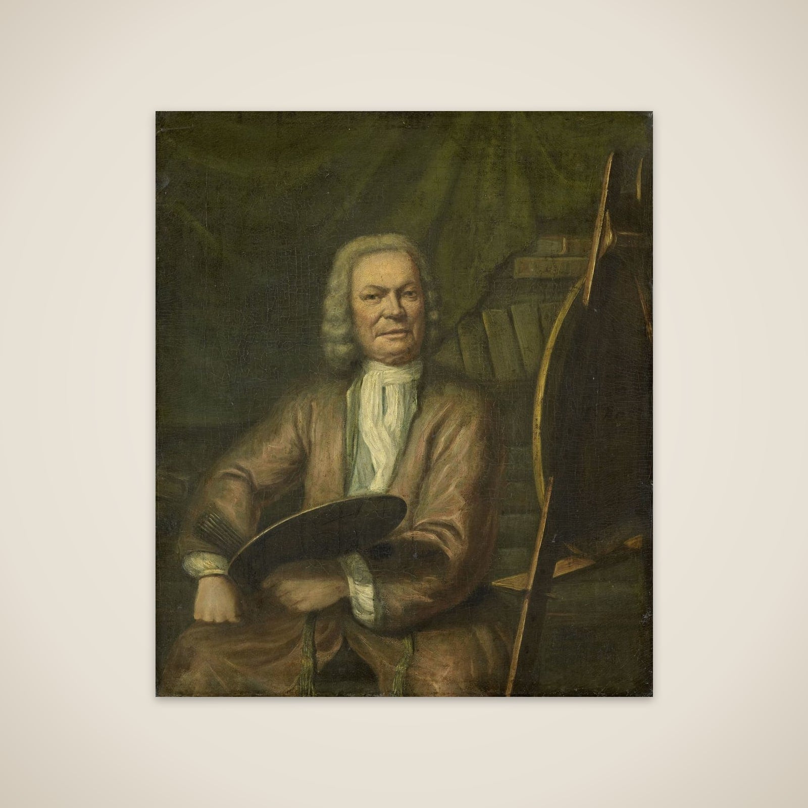 Portrait of Jan Maurits Quinkhard, Painter unframed print