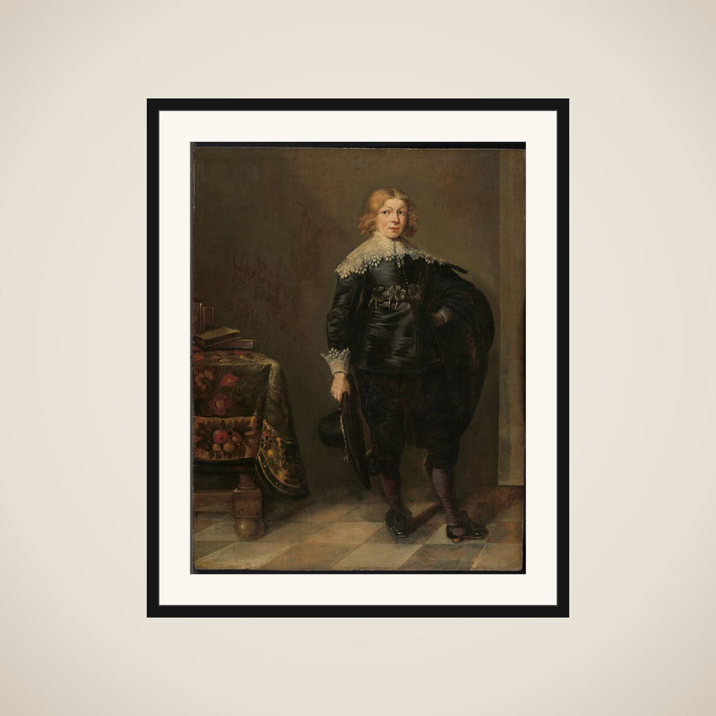 Portrait of a Boy framed