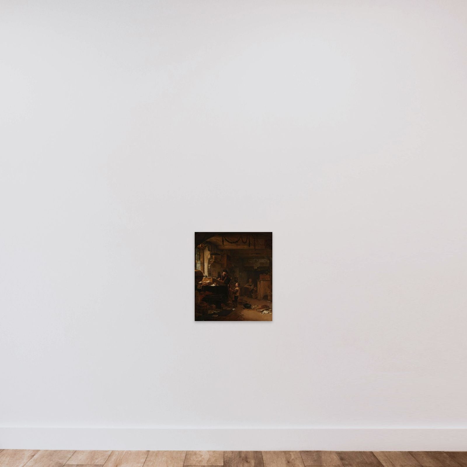 The Alchemist unframed — shown to scale
