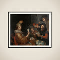 The Card Game on the Cradle: Allegory framed