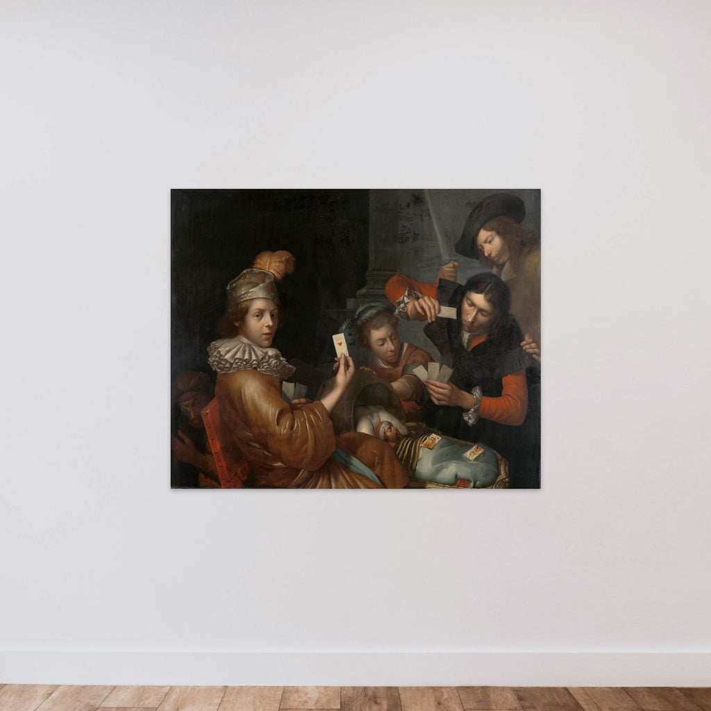 The Card Game on the Cradle: Allegory unframed — shown to scale