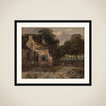 The Farmhouse framed