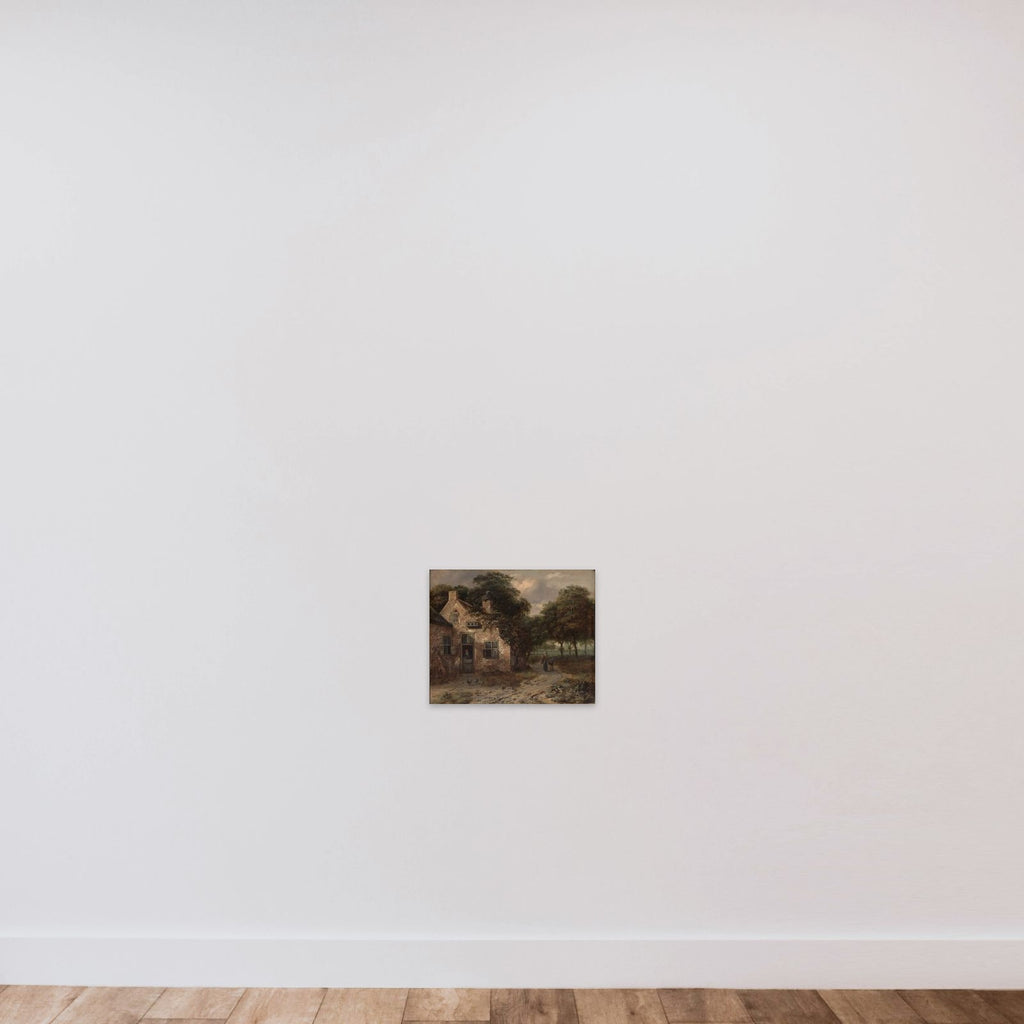 The Farmhouse unframed — shown to scale
