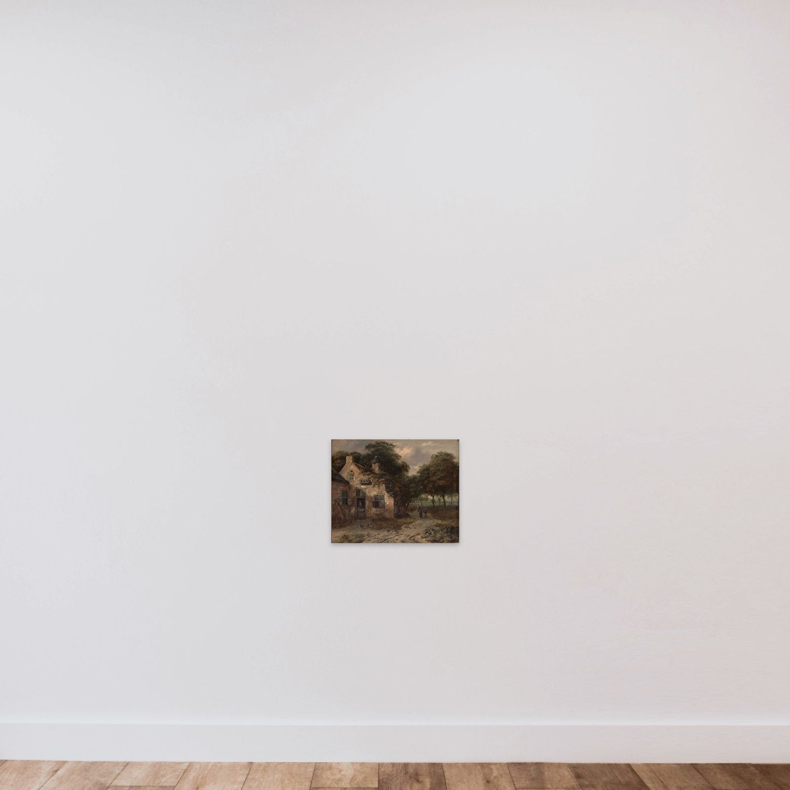 The Farmhouse unframed — shown to scale