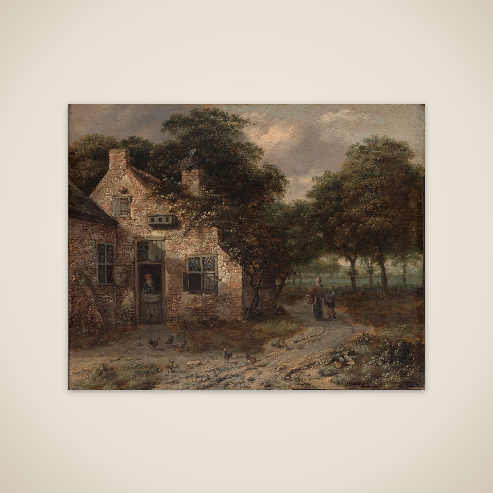 The Farmhouse unframed print