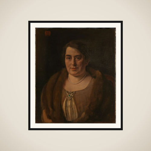 Adèle van Meekren, de tweede echtgenote van Andries van Wezel framed