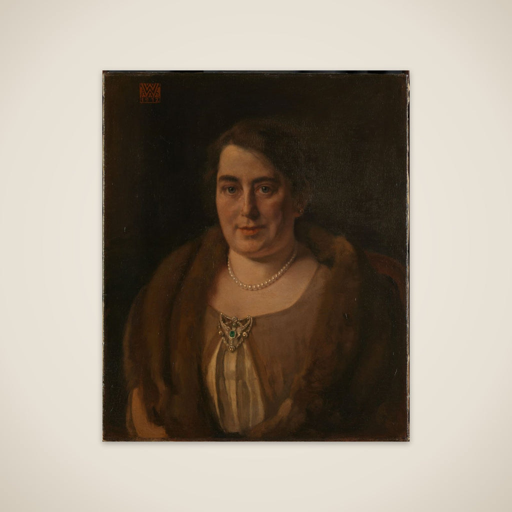 Adèle van Meekren, de tweede echtgenote van Andries van Wezel unframed print