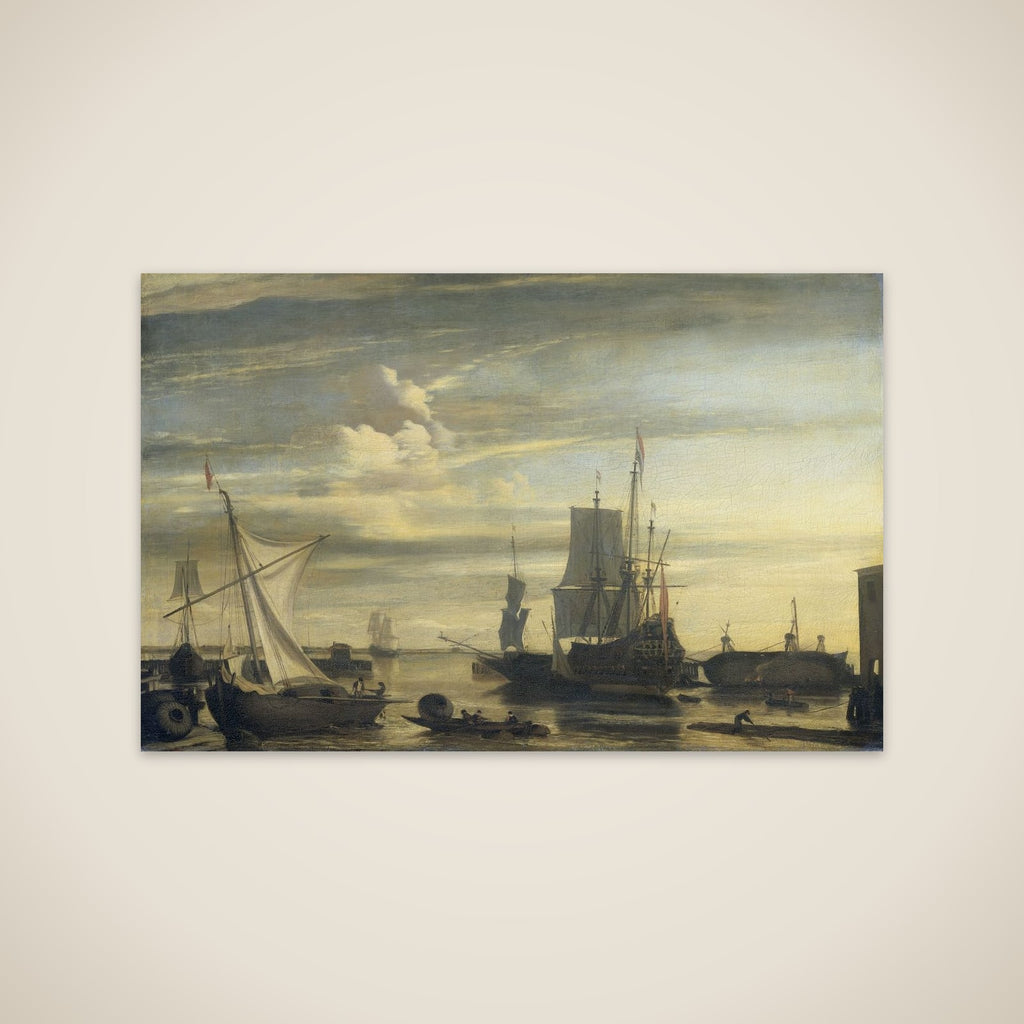 Harbor at Sunset unframed print