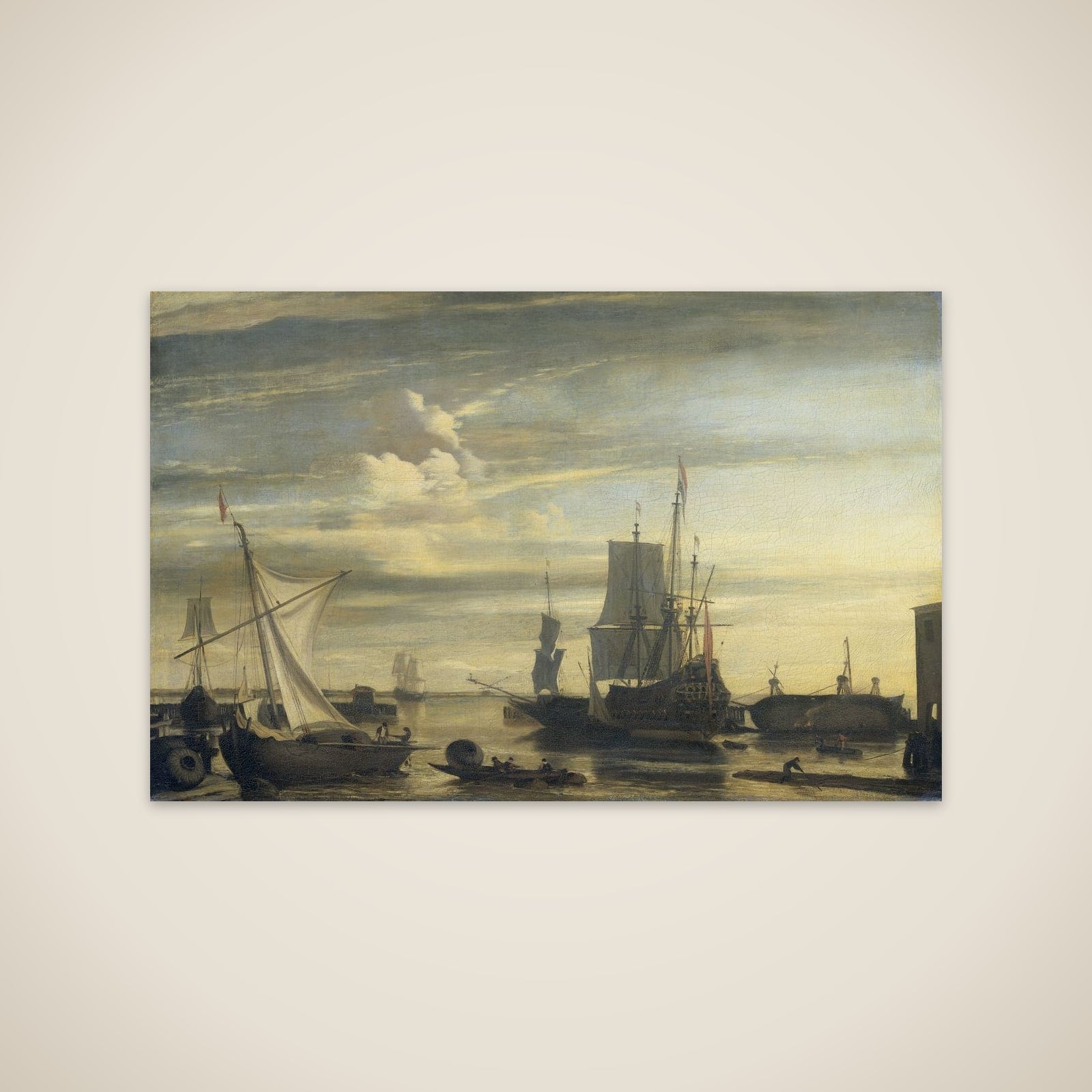 Harbor at Sunset unframed print