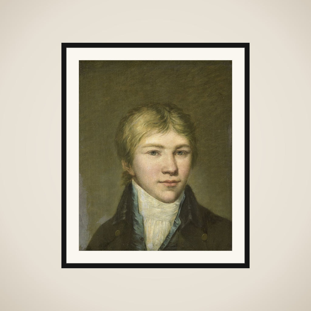 Portrait of Hendrik Arend van den Brink at the Age of Seventeen framed