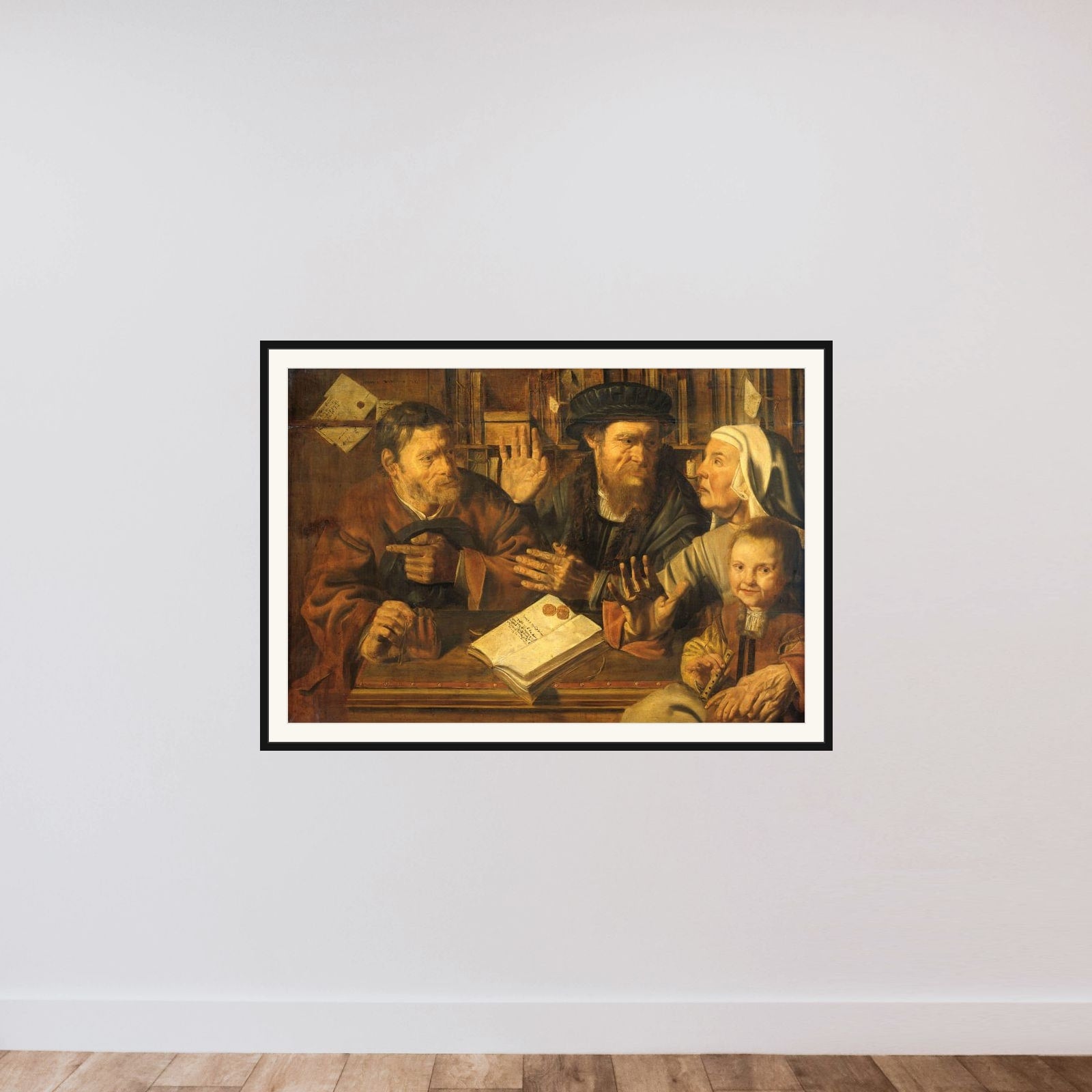 "Office of the Notary (Intendant's Office framed — shown to scale