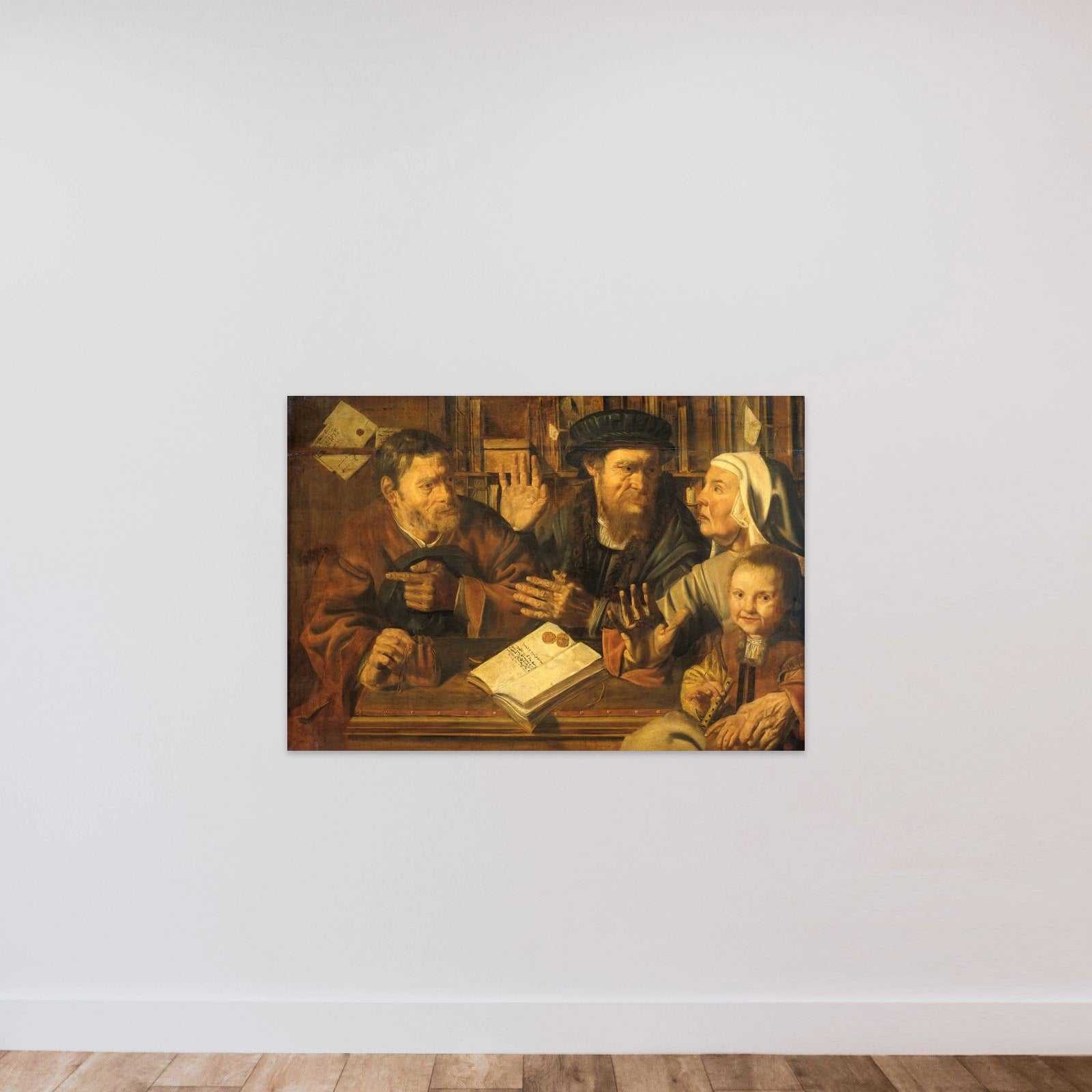 "Office of the Notary (Intendant's Office unframed — shown to scale