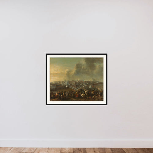 Assault on the Town of Coevorden, 30 December 1672 framed — shown to scale