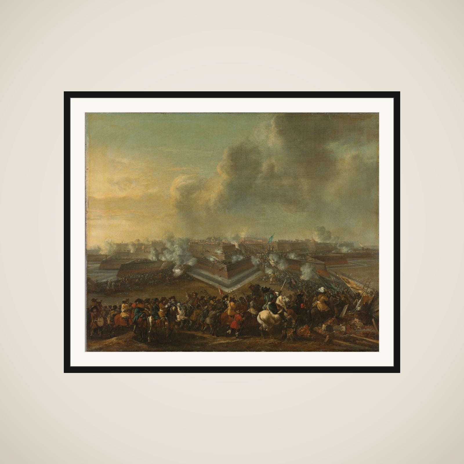 Assault on the Town of Coevorden, 30 December 1672 framed