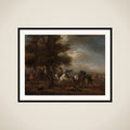 The Bucking Grey framed