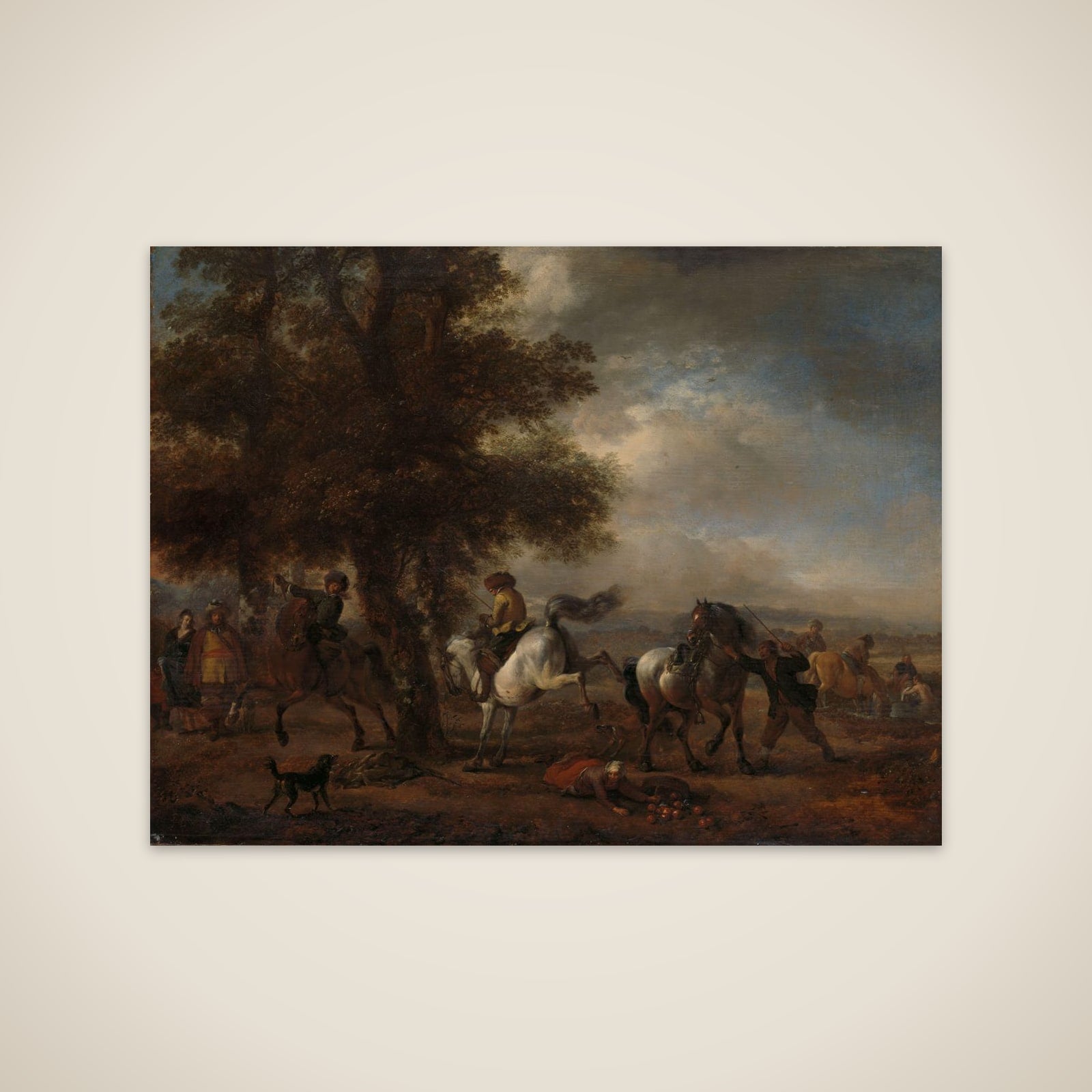 The Bucking Grey unframed print