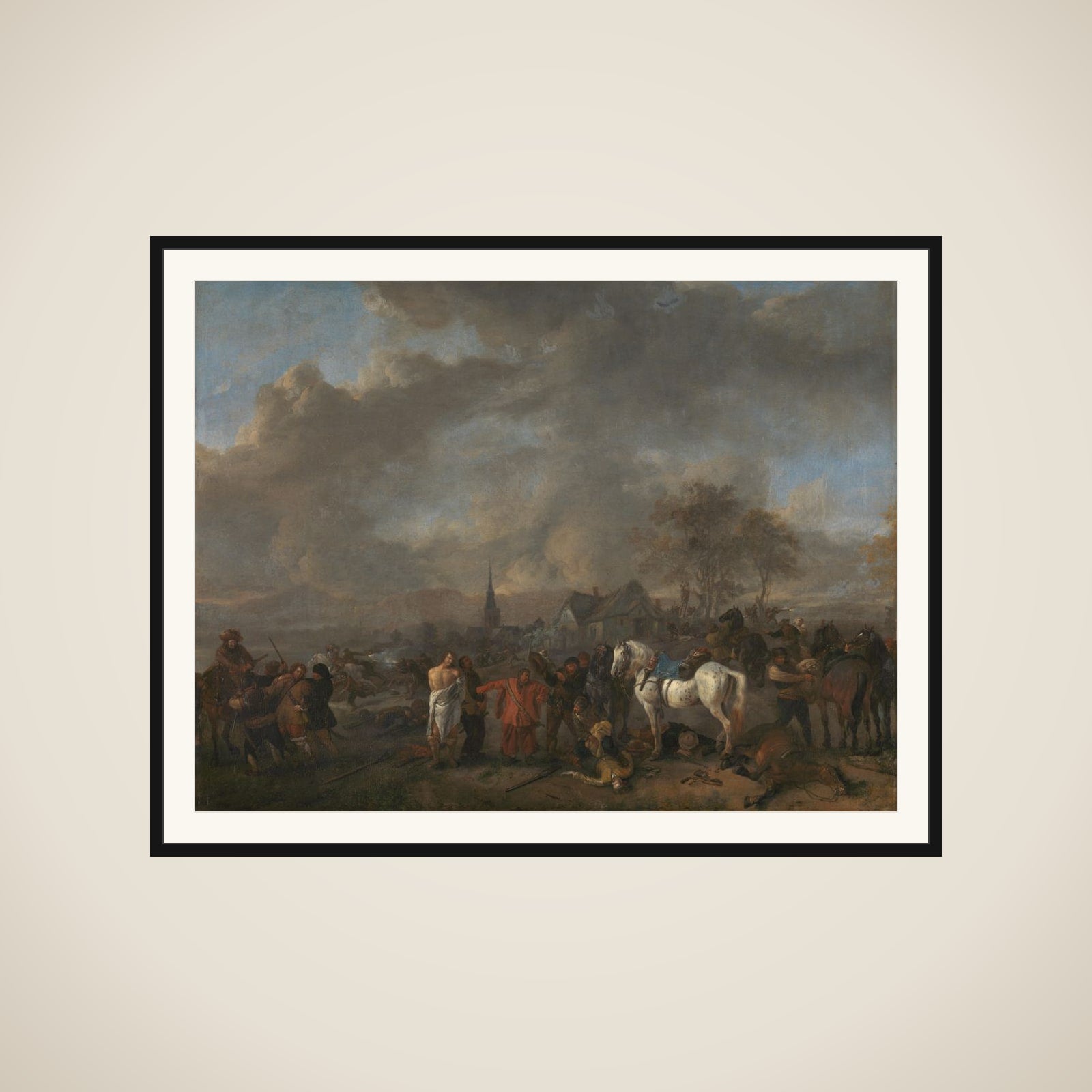 The Victory of the Peasants framed