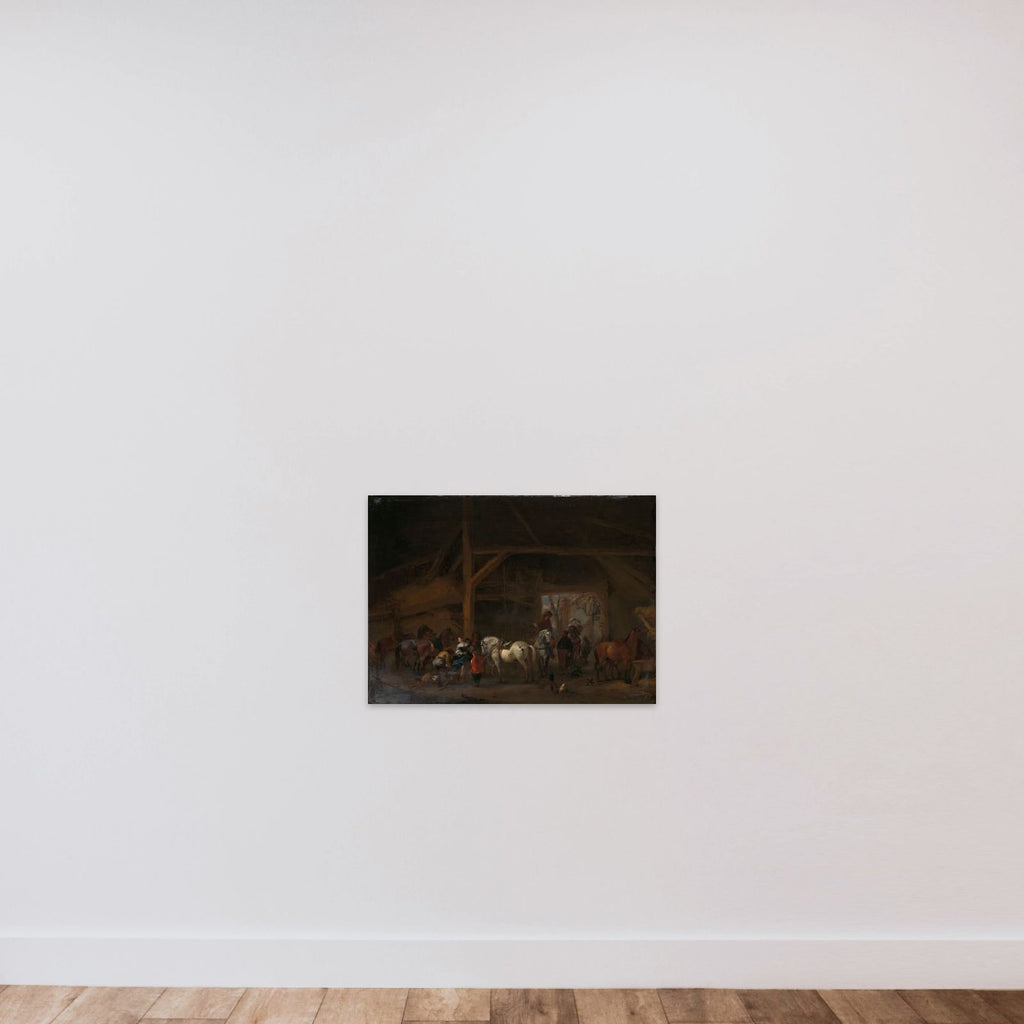 A Stable unframed — shown to scale