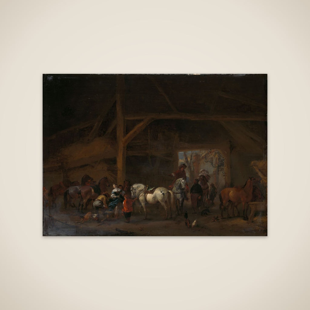 A Stable unframed print