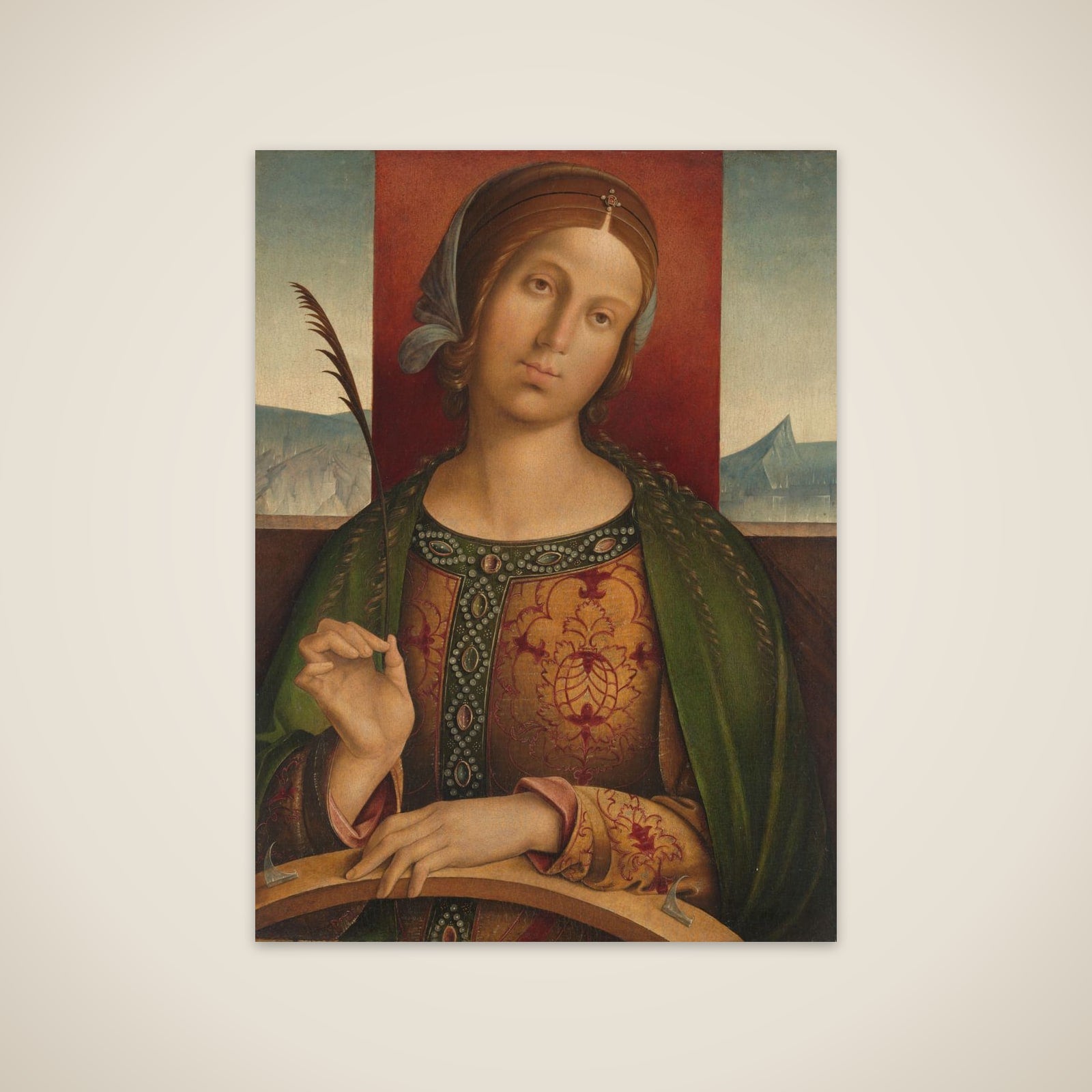 Saint Catherine of Alexandria unframed print