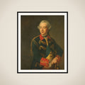 Portrait of William V, Prince of Orange-Nassau framed