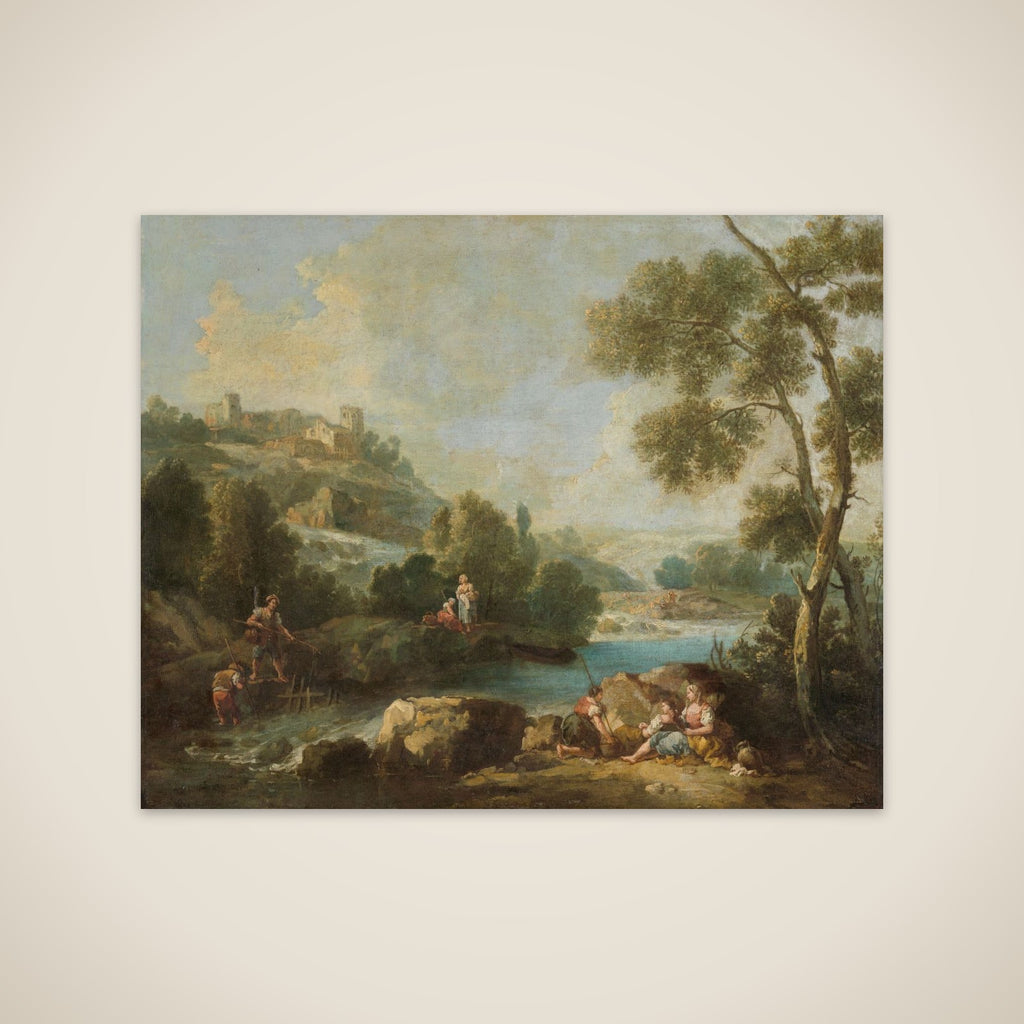 Landscape with Figures unframed print