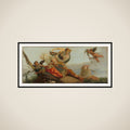 The Sleeping Rinaldo Crowned with Flowers by Armida (formerly entitled Sleeping Mars) framed