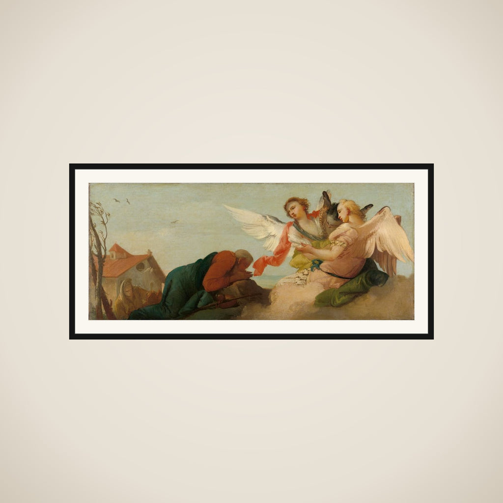 Abraham with the three Angels framed