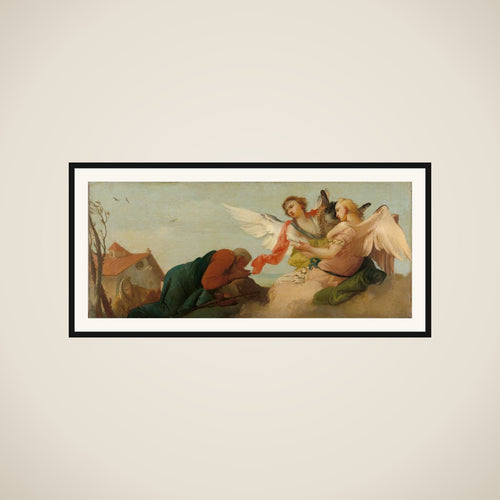 Abraham with the three Angels framed