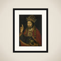 Christ as Salvator Mundi framed